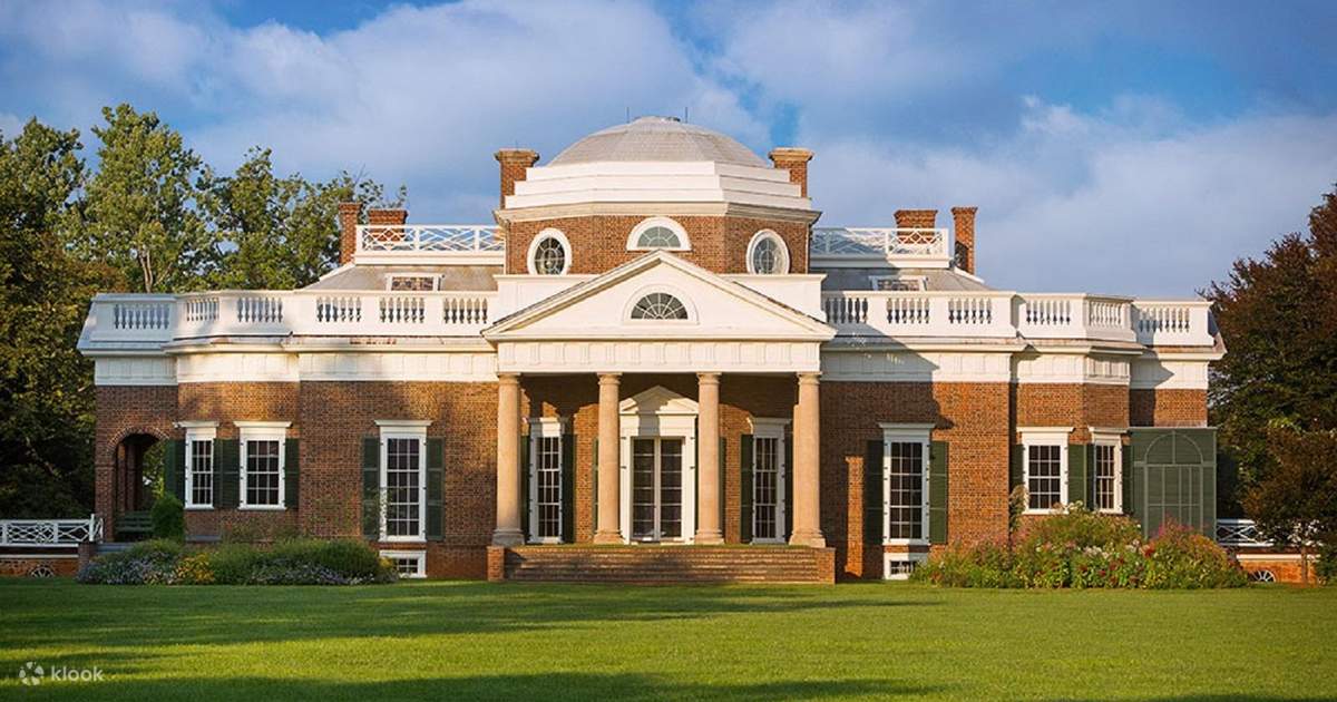Thomas Jefferson Monticello 1 Day Tour in Washington DC Klook